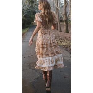 Spell & The Gypsy Collective Juniper Shirred Midi Dress